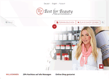 Tablet Screenshot of best-for-beauty.com